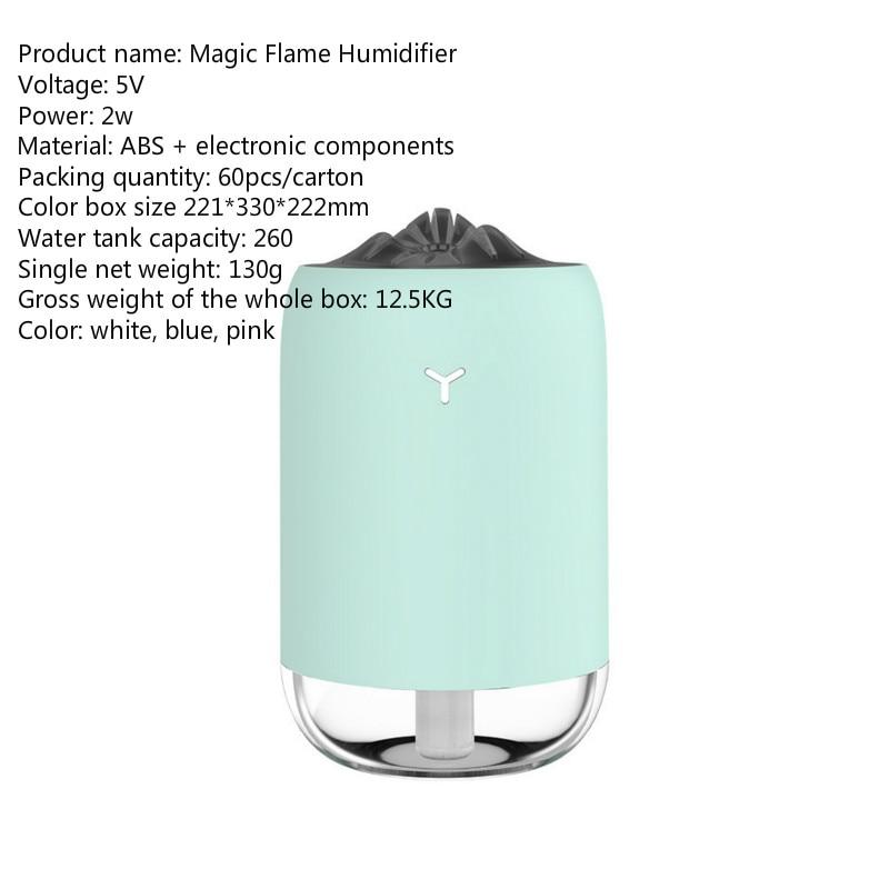 Buy Usb Magic Flame Humidifier Creative Car Office Disinfection ...