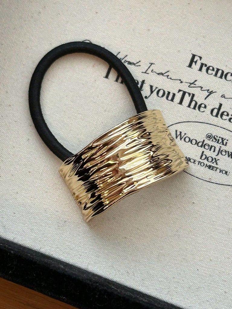 Metallic Braided Hair Ties: Fashionable Ponytail Bands