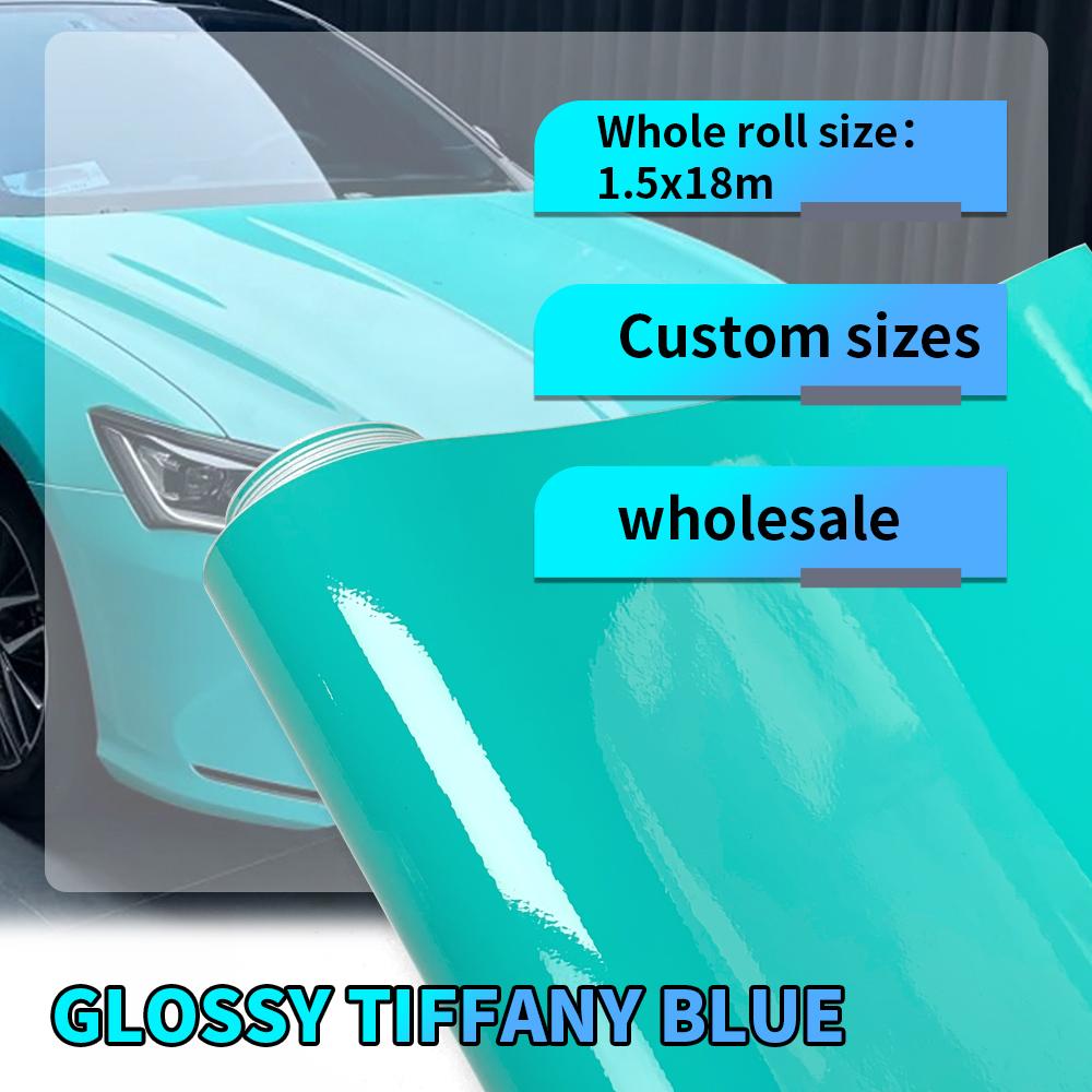 Tuning Auto Accessories Glossy Vinyl Wrap Car Stickers Color Change Film Custom Size Vehicle Decoration Body Covering Automotive