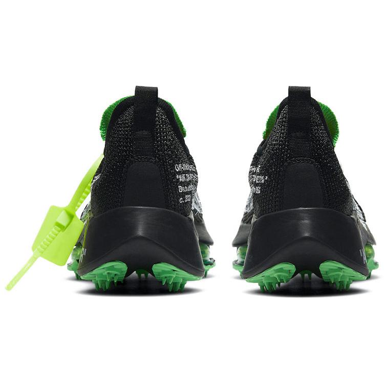 New Nike Air Zoom Tempo Next% Flyknit Off White Black Scream Green CV0697-001