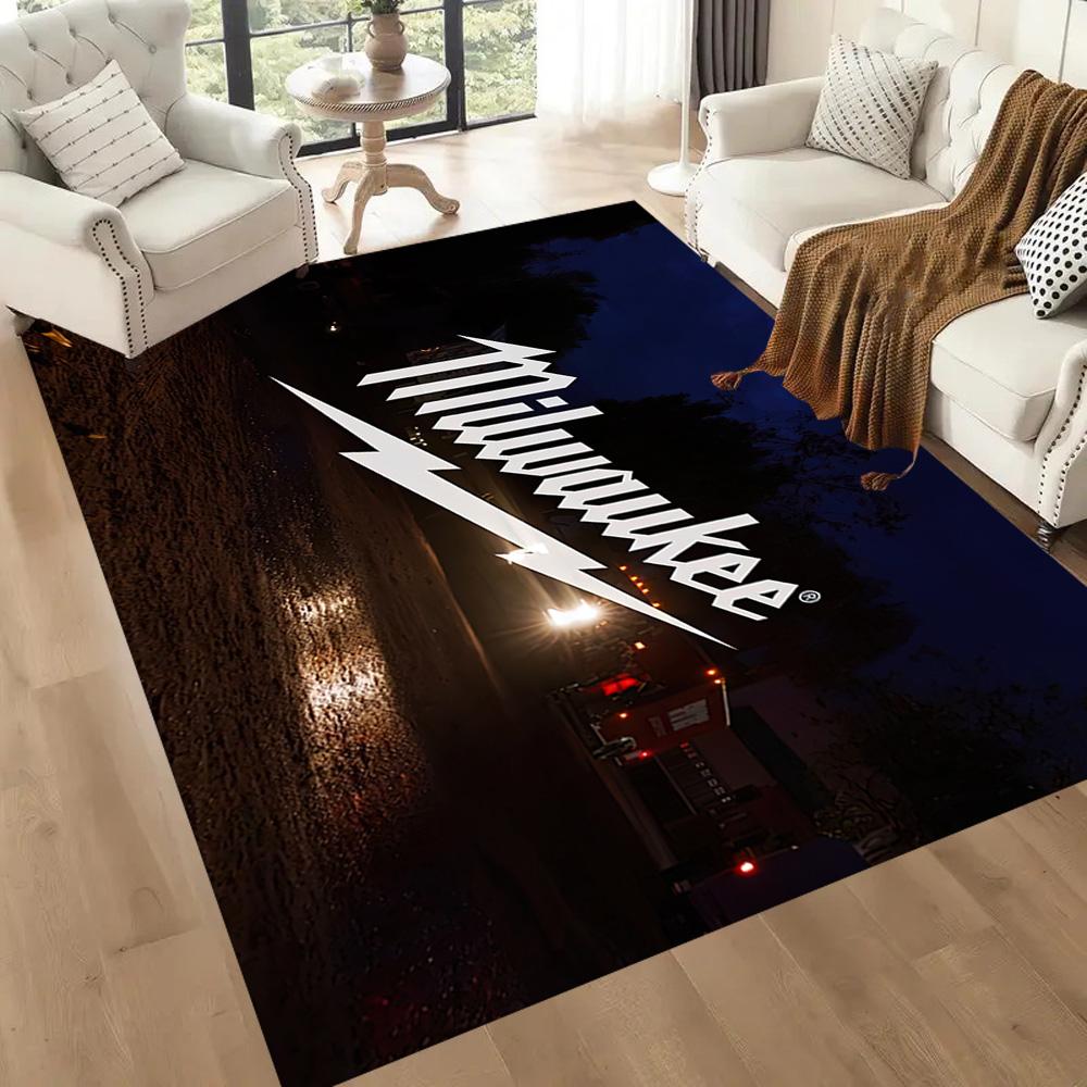 Love Milwaukee Tools Square Rugs Are a Great Choice for Living Rooms, Bedrooms, Home Décor, and As Gifts.
