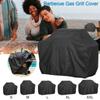 Round waterproof oven cover BBQ Cover Anti-Dust Waterproof Heavy Duty Charbroil Grill Cover Rain Protective Barbecue
