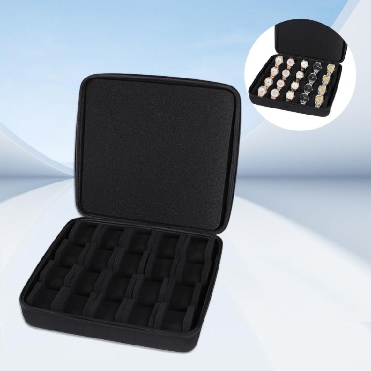20 Slot Jewelry Watch Travel Case Organizers Coin Bag Wristwatch Box Waterproof Portable Storage Box Shockproof Pouches