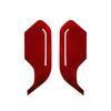2Pcs Red Carbon Fiber Rear Door Panel Cover Trim For Jeep Wrangler JL Gladiator