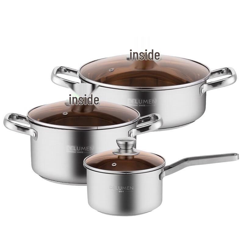 

Drummond Duke Series 3-Piece Cookware Set