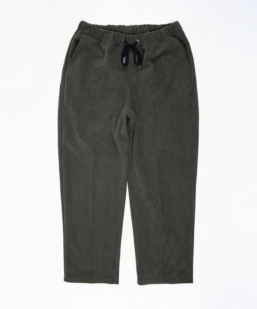 Seuteulaikeu Modern Corduroy Straight Pants (Khaki)