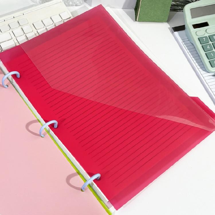 5 Pcs Plastic Dividers Index Page Folders 3 Holes File Folders Separator Binder Sheet Protectors Document Organizers