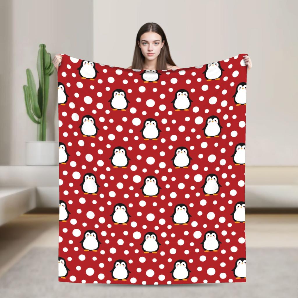 Christmas Dog And Cat Blanket Fleece Spring/Autumn Nordic Merry Christmas New Year Thin Throw Blankets for Home Office Bedspread