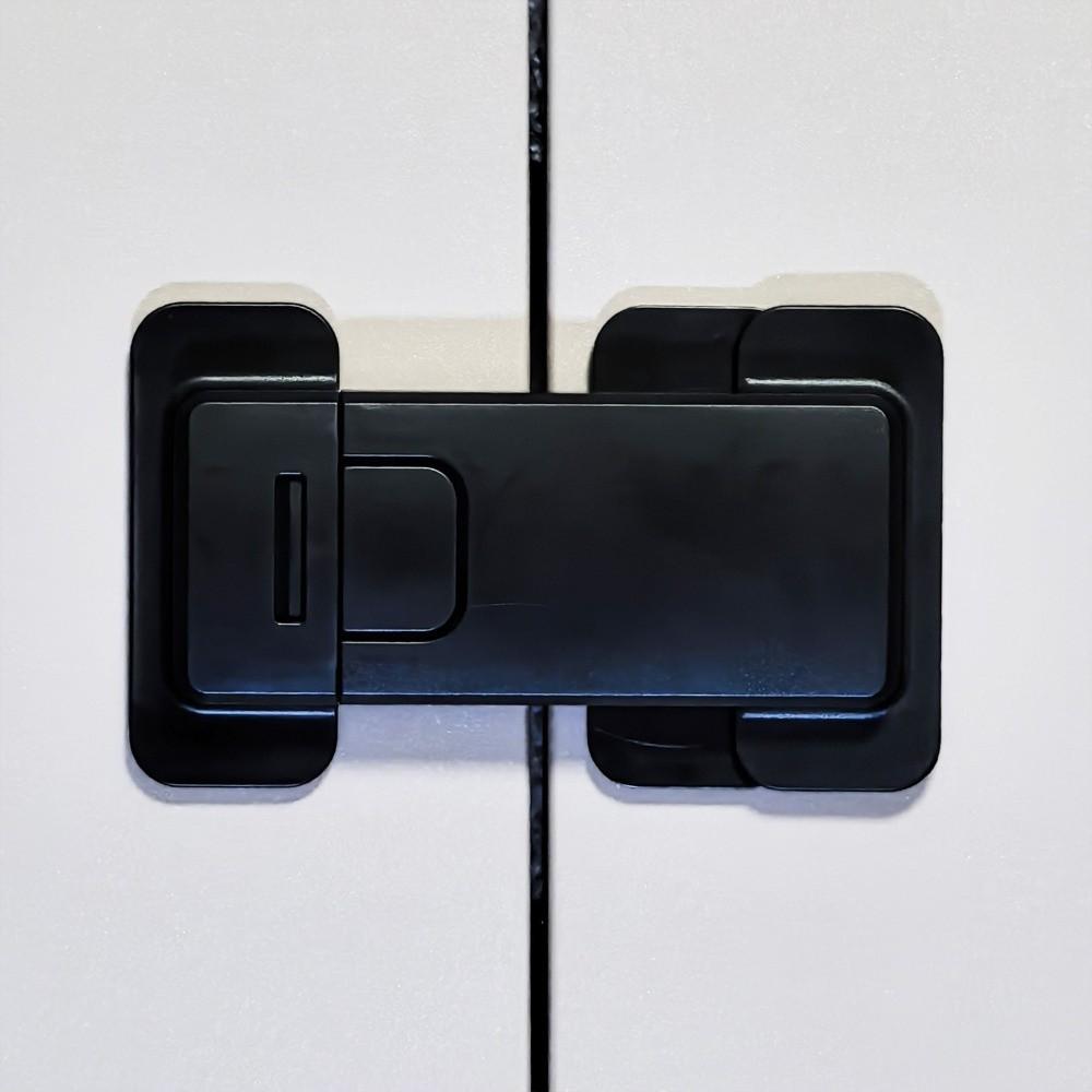 Plastic Refrigerator Door Latch Useful Cabinet Drawer Lock Durable Baby Safety Lock