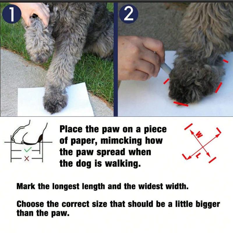 1 Set Pink Rubber Waterproof Dog Rain Boots, Suitable For Daily Wear