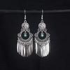 Vintage Bohemian Earrings Female Pop Versatile Fringed Earrings Minority Wind Leaf Ear Jewelry