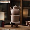 Old Rock Mud Boiling Water Kettle Large Capacity Tea Soaking Pot Household Herbal Medicine Kettle Tea Ceremony Supplies Craft