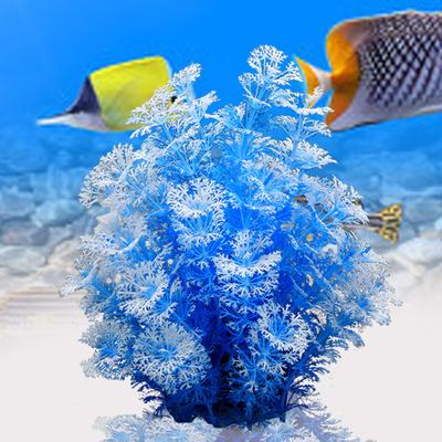 Aquarium-Zubehör, Aquarium-Dekoration, sichere multifunktionale Kunststoff-Simulation, gefälschte Wasserpflanzen für Heimtierprodukte