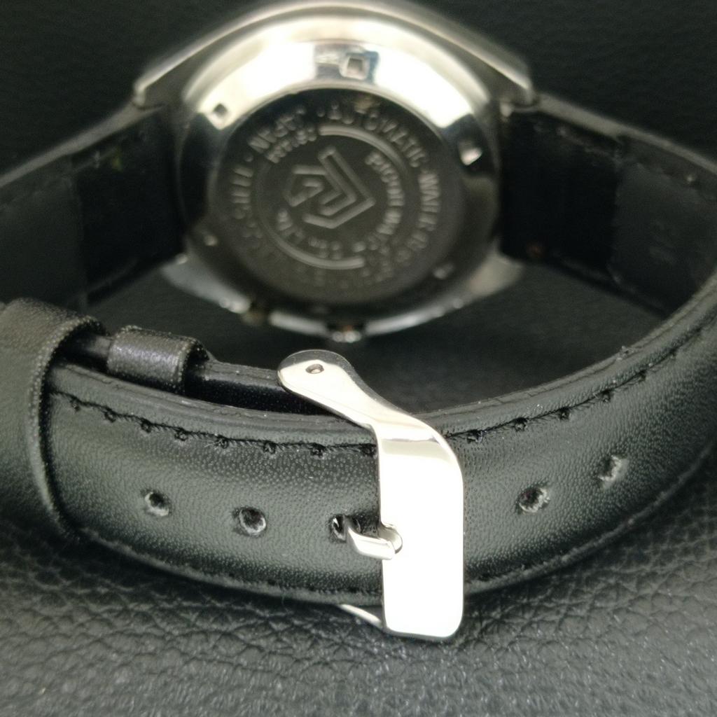 AUTOMATIC VINTAGE RICOH R31 JAPAN MENS BLACK COLOR DIAL WATCH A707651-1