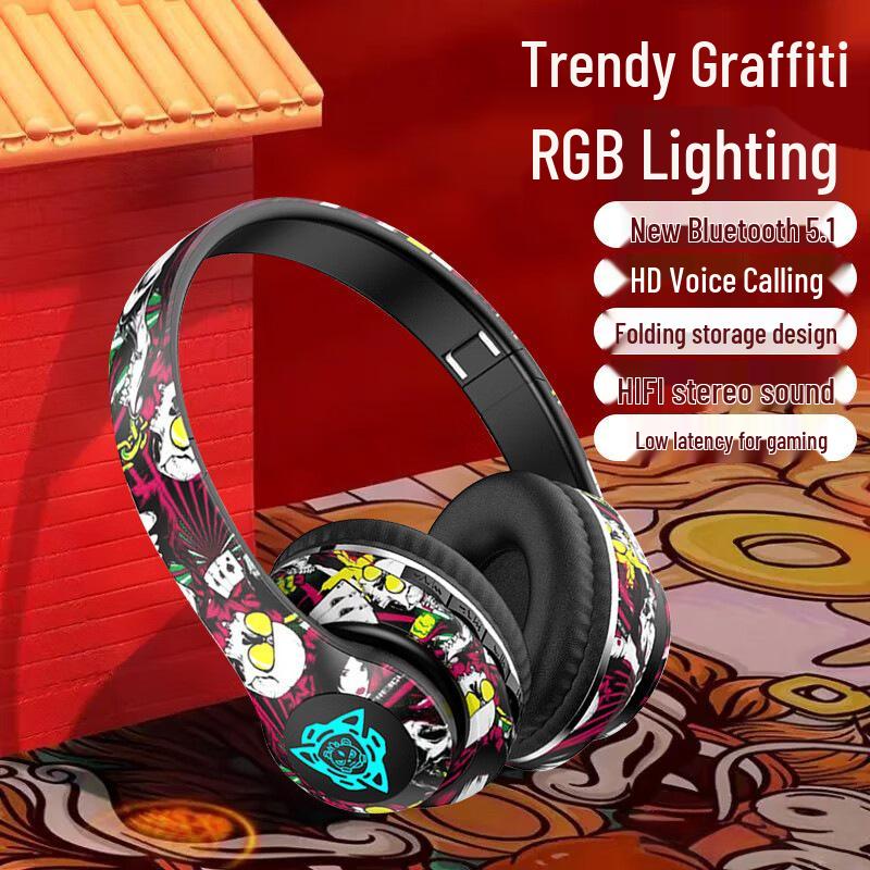 P35 Over-Ear Wireless Bluetooth Headset - Super Bass, Noise Cancelling, Long Battery, Comfortable for Sports & Gaming