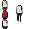 Stylish Men's Tracksuit Jogging Hoodie Coat Jacket With Zipper And Adjustable Pants Set For Activewear