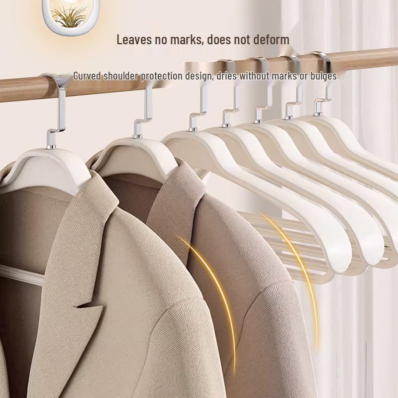 Anti-Mark Wide Shoulder Coat Hanger - Thickened, Protective for Home Clothes & Suits
