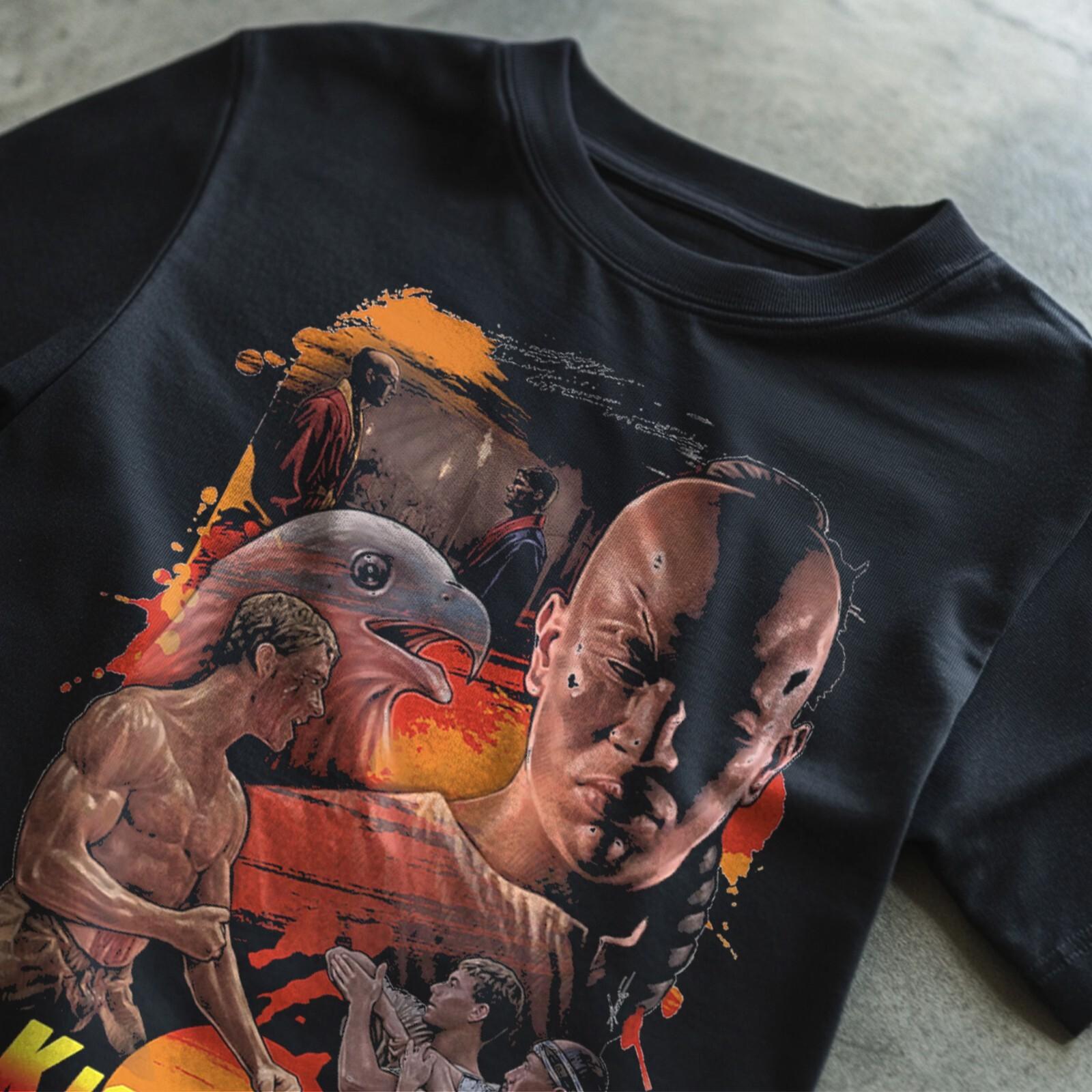 Kickboxer Van Damme Quote 100% Cotton T-shirt Mens Tees Top Arnold Schwarzenegger Aliens Stallone JCVD 2XL