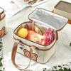 Cute Thermal Lunch Box Bag Student Portable Large Capacity Insulated Lunch Bag Waterproof Reusable Picnic Bag Cooler Bag Large Capacity Bento Bag