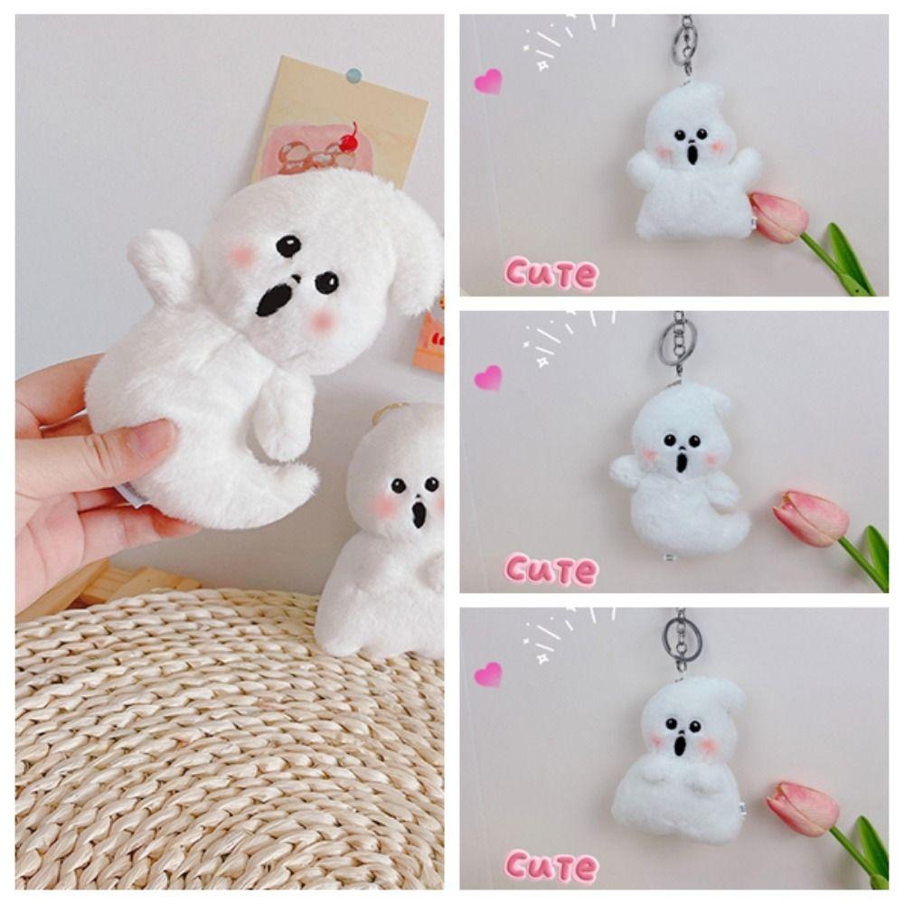 Plush Doll Halloween Plush Ghost Bag Pendant Cartoon Ghost Decoration  Birthday Gift