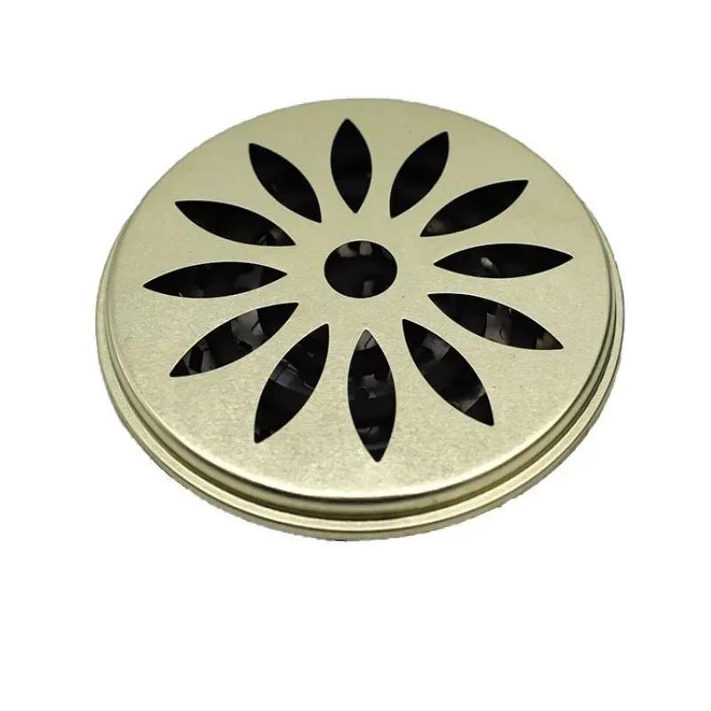 

Портативная круглая решетка из нержавеющей стали, современная спиральная крышка, подставка для москитных спиралей, поднос, подставка для благовоний, средство от насекомых, подсвечник