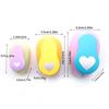 Random Color Heart Punch 9/16/25mm DIY Craft Hole Puncher for Scrapbooking Punches Maker Kids Scrapbook Paper Cutter Embossing.