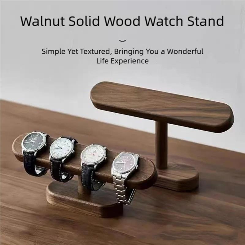 Elegant Wood Jewelry Holder and Watch Organizers with Multifunctional Storage Solution Unique Shape Enhanced Stability