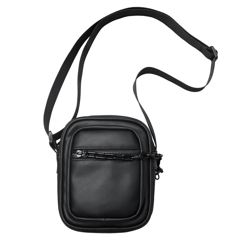 Trendy Brand Messenger Bag Men's Backpack New Trendy Ins Casual Men's Bag Trendy Fashion PU Texture Shoulder Bag