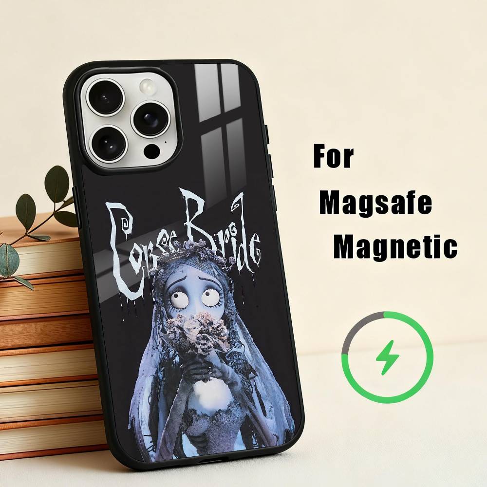 CB C-Corpse B-Bride-s H-Horror-R Phone Case For iPhone 17,16,15,14,13,12,Plus,Pro,Max for Magsafe Magnetic Wireless Charging