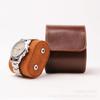 Single Watch Roll Travel Case Portable Vintage Leather Watch Storage Organizer Wristwatches Box Watch Roll Travel Case
