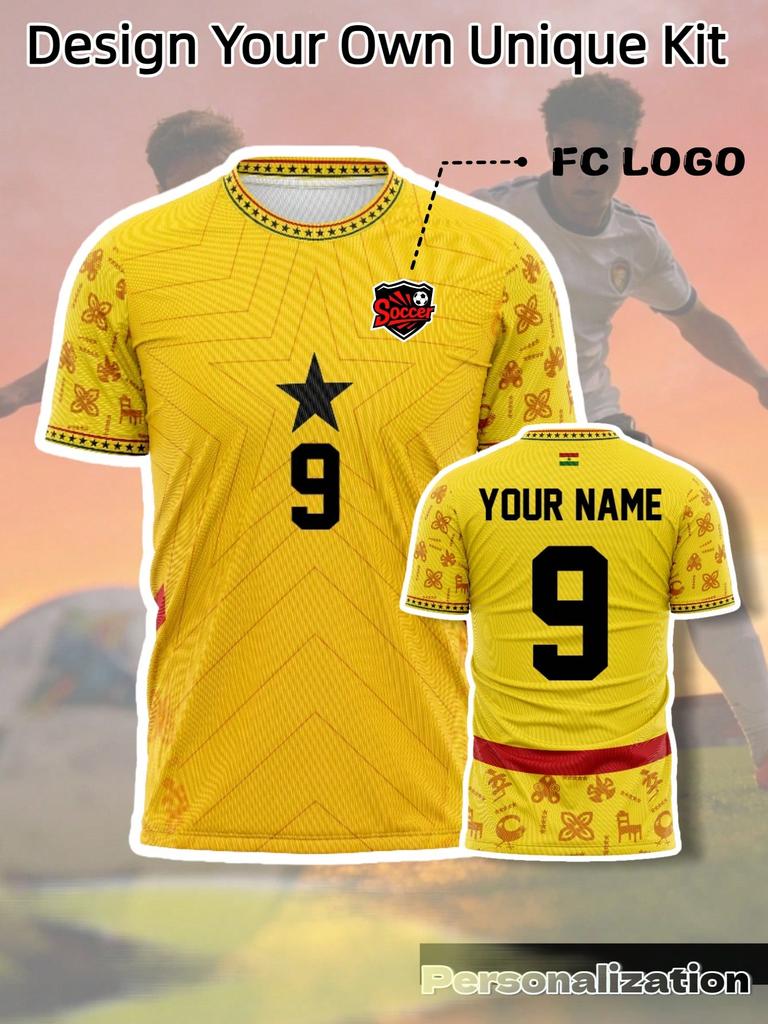 Personalized Soccer Jersey, Quick-Dry Uniform for Matches & Daily Wear