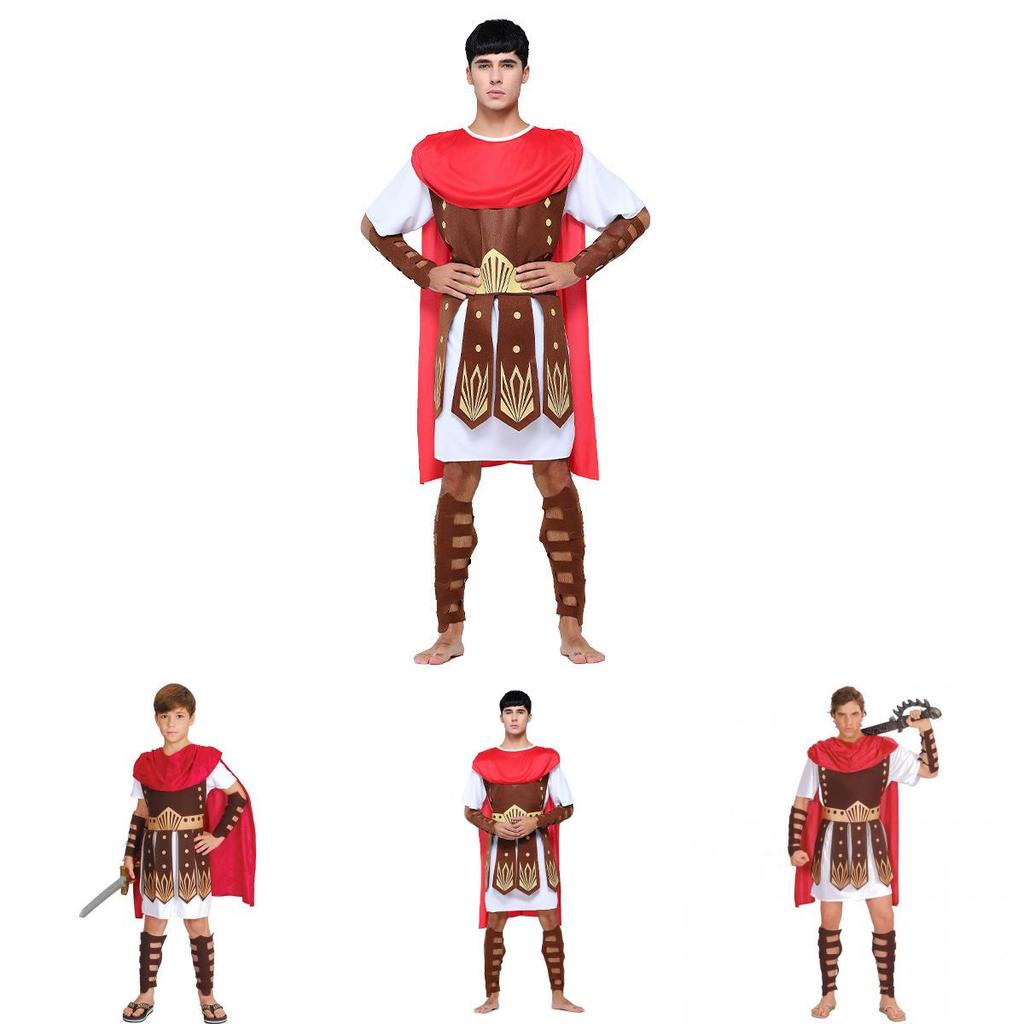 Fantasia de Guerreiro Medieval Para Crianças e Adultos Perfeita Para Celebrações de Halloween