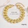 European-American Full Diamond Cuban Chain Necklace: Hip Hop Trendsetter Jewelry for Women