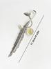 1 Pcs Flower Creative School Office Supply Gift Bookmarks Book Stationery Organizer Cute Funny Pendant Feather