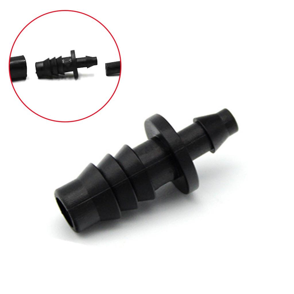 4/7mm Hose to 8/11mm Hose Straight Connector Garden Greenhouse Agriculture Micro-spray Irrigation Multi-barbs Joint 20/50/100Pcs
