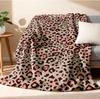 1PC Throw Leopard Pattern Animals Skin Pattern Flannel Blanket Thin Throw Soft Warm Blankets Festival Pefect Gift All Season Use