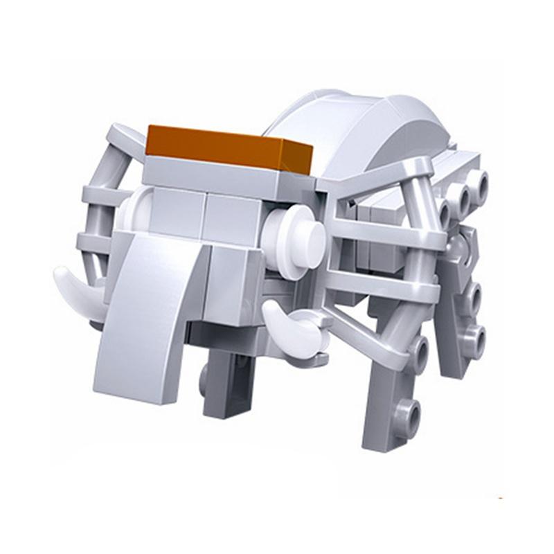 MOC Animals Figures Cute Small Giraffes Rhinoceroses Cows Construction Bricks Playthings ideal for Kids Friends Christmas Toy Children Gifts