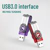 Металевий USB-накопичувач, що обертається, з тендерним bidding, для зберігання файлів та даних для автомобіля, танців та як подарунок.