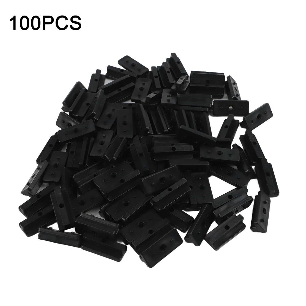 Heavy Duty and Reliable 100pcs T Composite Decking Clips for Outdoor Floor