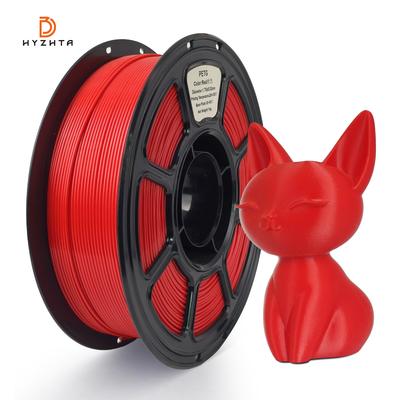 Ücretsiz Örnek PETG 3D Yazıcı Filament 1.75mm Güçlü Dayanıklılık 330m Uzunluk 60Mpa Eğilme Mukavemeti FDM 3D Yazıcı/3D Kalem İçin