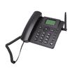 Kabelloses GSM-Tischtelefon Quadband Dual-SIM-Karte 2G Festnetz-Schnurlostelefon mit Antenne Radio Wecker für Anrufe zu Hause