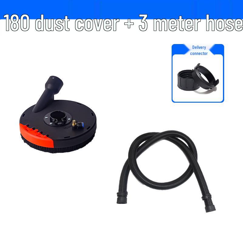 Dustproof Cover for Angle Grinder - Protective Polishing Vacuum Cover for Stone Concrete, Fits 100/125 Type Hand Grinders.