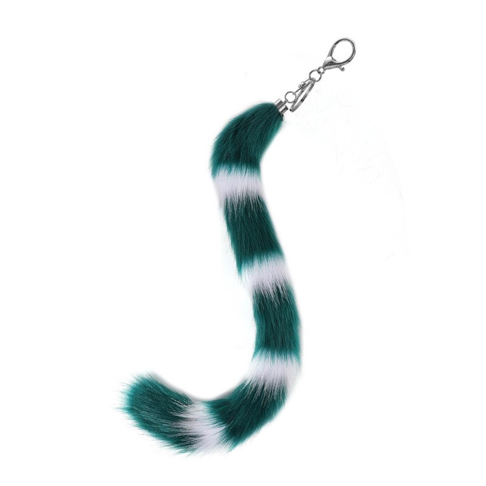 

Привлекательный брелок-подвеска для украшения сумки в машину, стильный брелок в виде лисьего хвоста, стильный брелок для сумок и рюкзаков 3