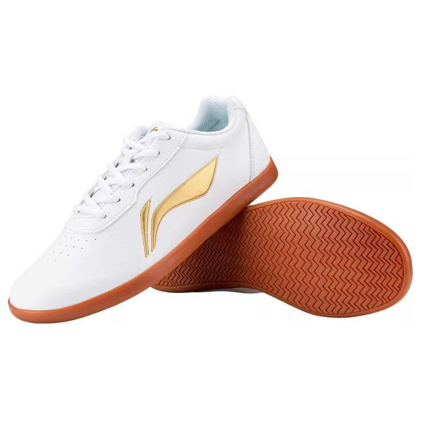 Li Ning Tai Chi Slip Resistant, Abrasion Resistant, Breathable Low top Training Shoes Unisex Red White ADBC012-1
