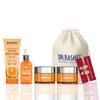 DR.RASHEL Combo Completo de Cuidados Radiantes com Vitamina C | Presente de Dia dos Namorados para Namorada | Limpador Facial + Sérum + Creme Diurno + Creme Noturno | Glow & Repair Ki
