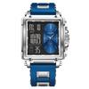 Unisex Kreative Große Zifferblatt Dual-Display Business Casual Uhr