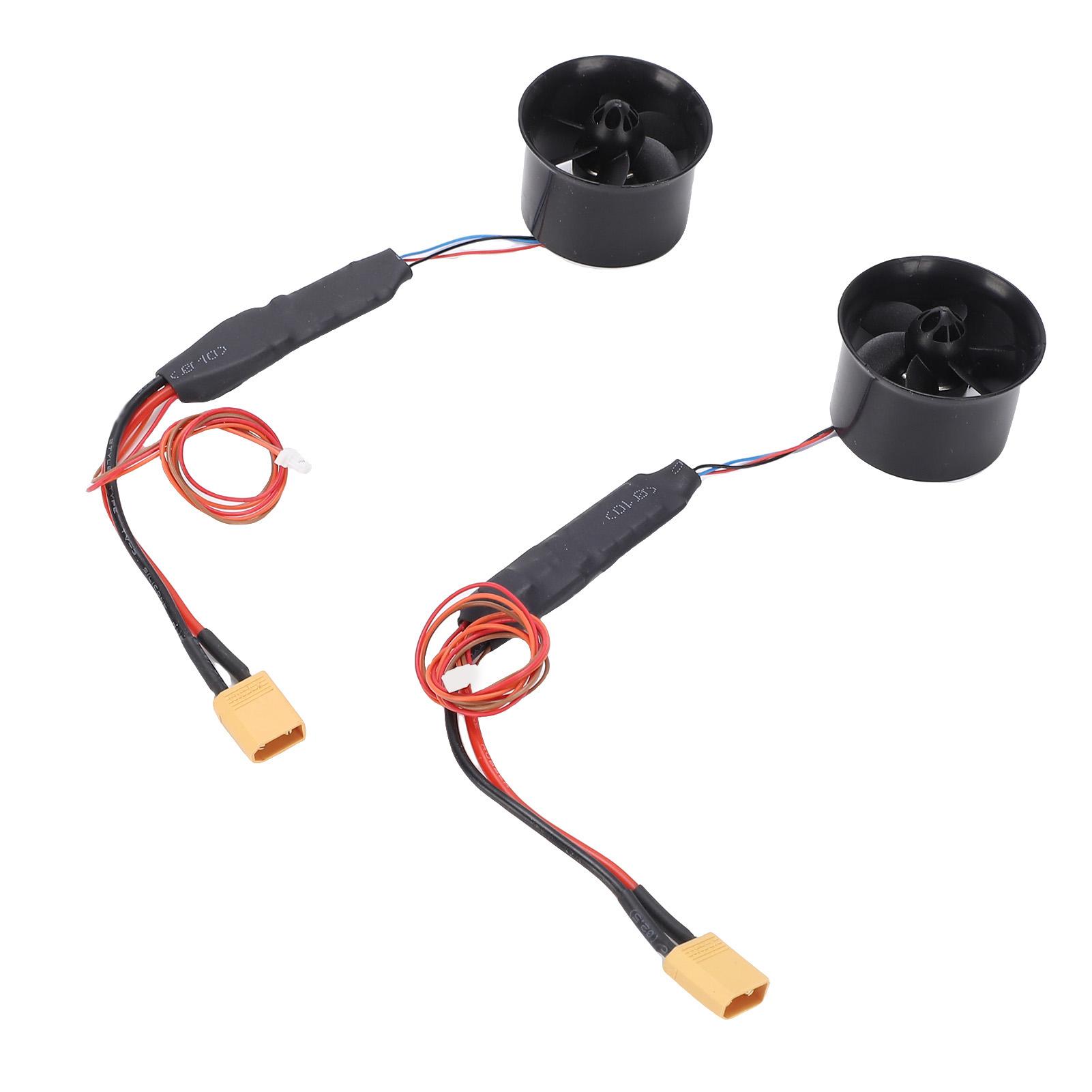 

RC Duct Fan Motor, Brushless Integrated ESC Combination for RC planes, Premium Molding Technology Ensures Good Dynamic Balance and Optimal