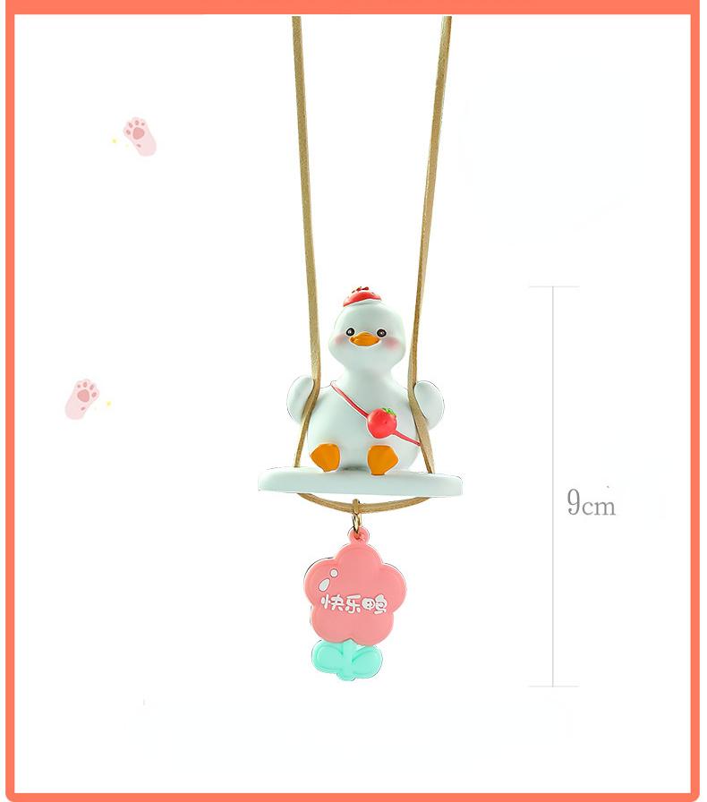 New Car Pendant Swinging Duck Interior Rearview Mirror Decorative Products New Car Pendant Internet Celebrity Duck Car Pendant
