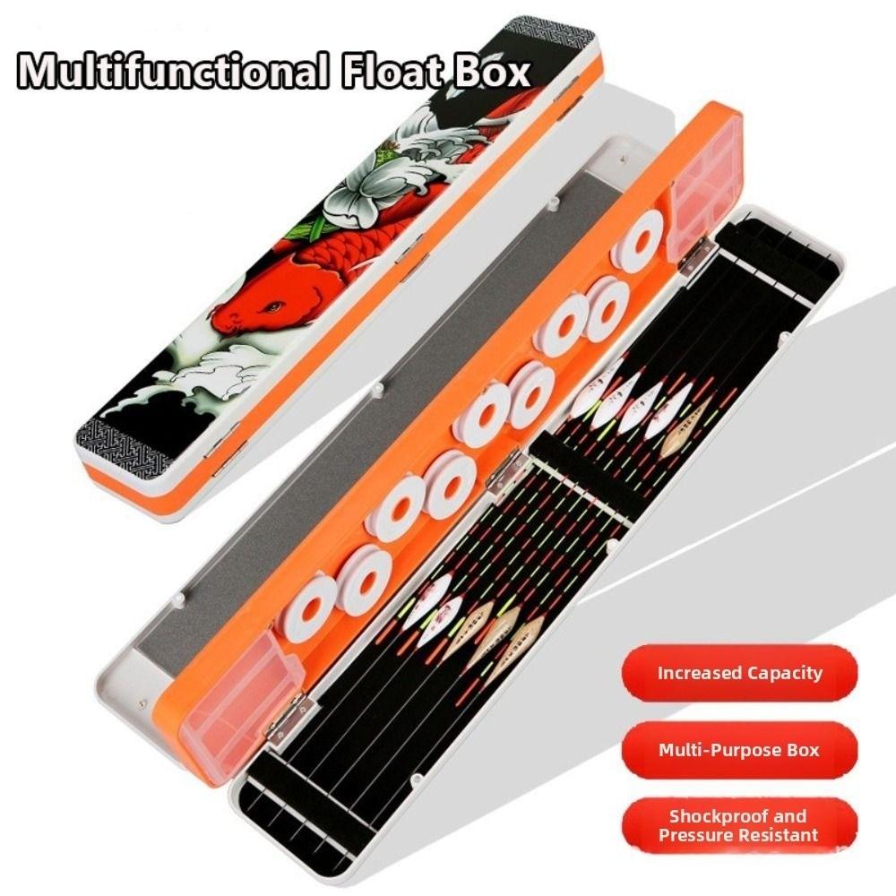 Sturzsichere Werkzeugaufbewahrungsbox Bemalte Angelposen-Box Neue Angelgerätebox