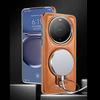 180 Degree Alumina Alloy Bracket Leather Case for Huawei Mate 60 Pro Plus Mate60 Magnetic Ring Holder Plating Bumper Phone Cover